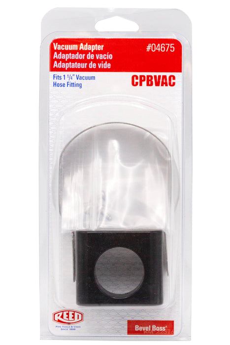 Reed Mfg CPBVAC Bevel Boss™ Cordless Pipe Beveler Vacuum Adapter- Edmondson Supply