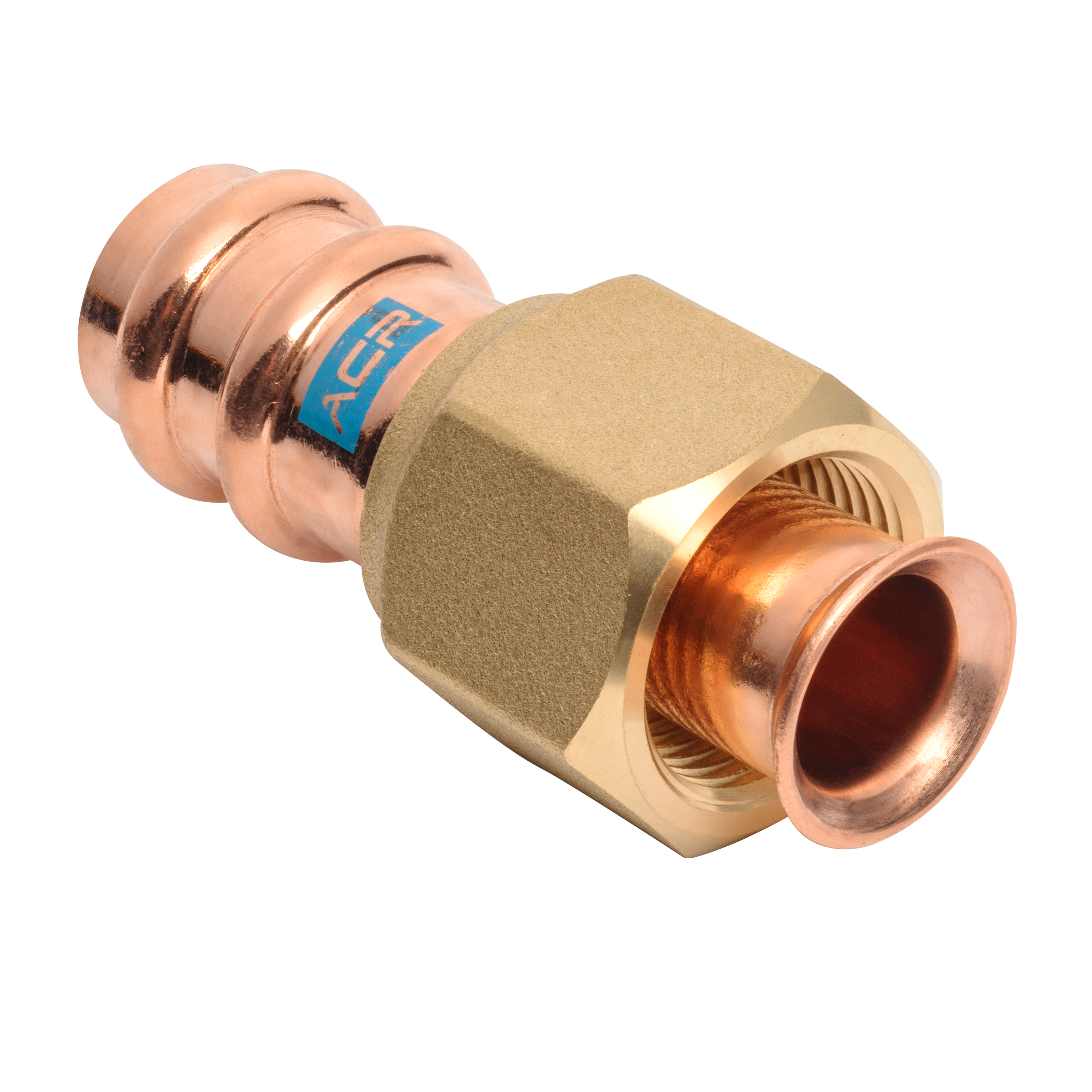 Mueller Streamline® ACR Copper Press Flare Adapter (Press x SAE Flare) - Edmondson Supply