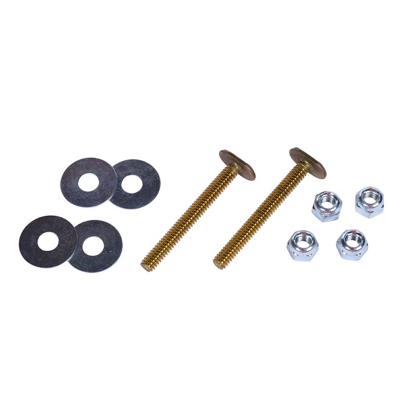 Harvey™ 53065-N Brass Bolt Set for Toilet Installation - Edmondson Supply