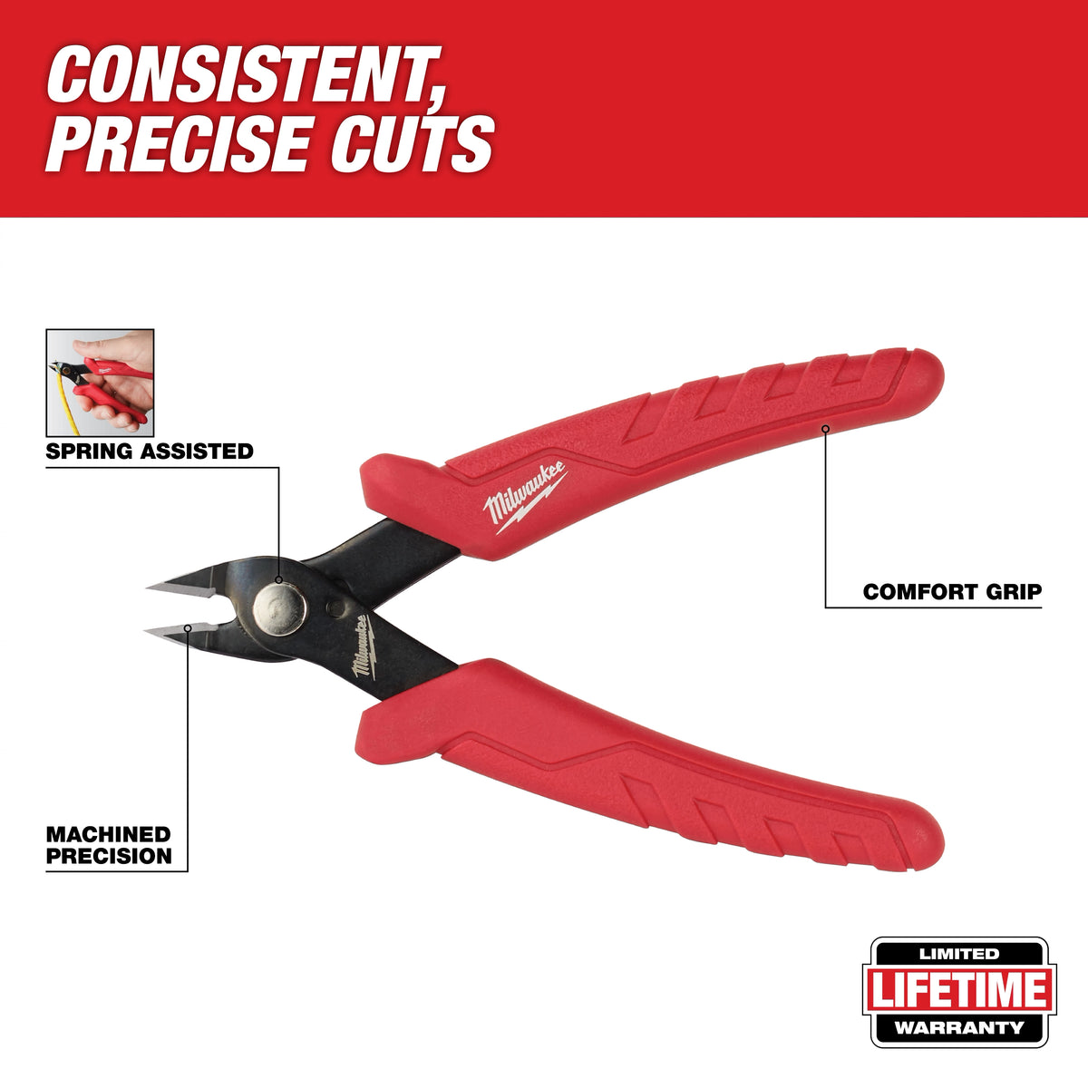 Milwaukee 48-22-6105 Mini Flush Cutters - Edmondson Supply