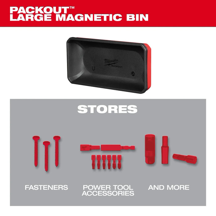 Milwaukee 48-22-8071 PACKOUT™ Large Magnetic Bin - Edmondson Supply