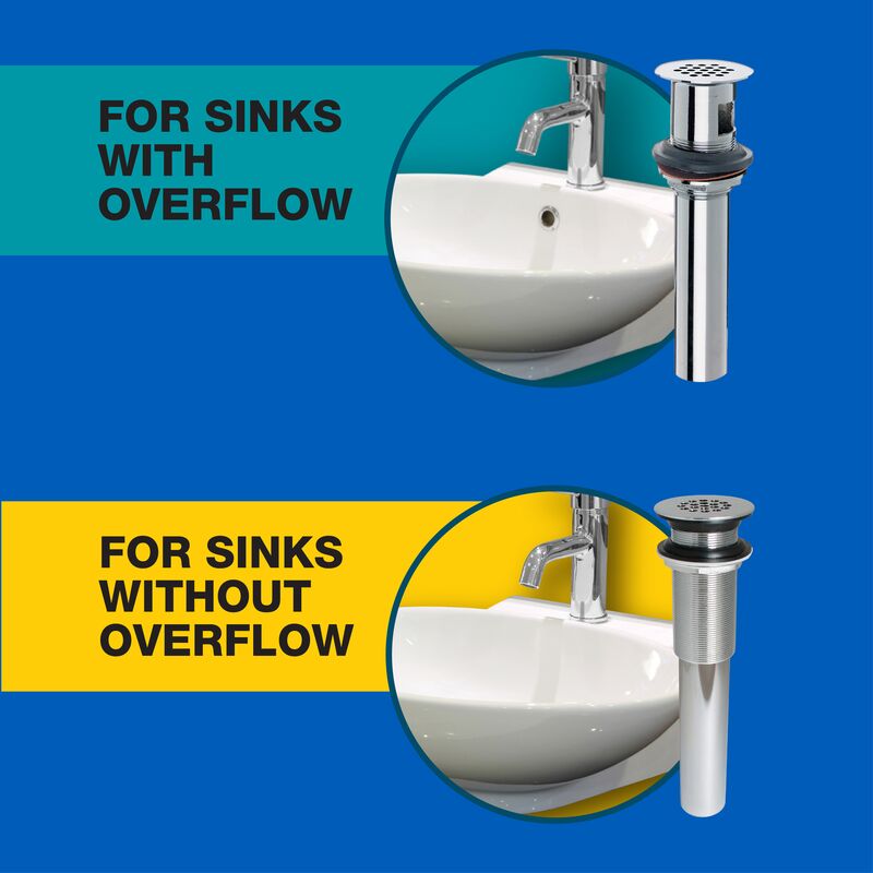 Dearborn 1000000452 Universal Pop Down® Sink Drain - Matte Black - Edmondson Supply