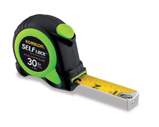Komelon SL2830 Self-Lock Tape Measure 30 ft. x 1 in. - Edmondson Supply