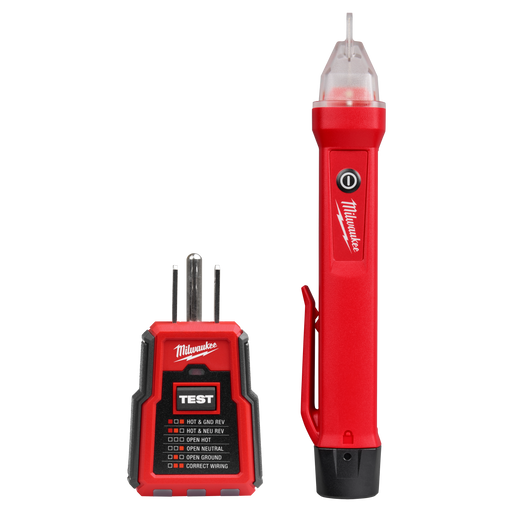 Milwaukee 3210-20 GFCI Receptacle Tester and Voltage Detector - Edmondson Supply