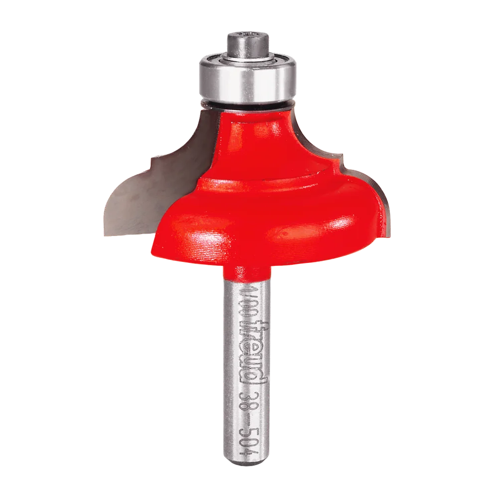 Freud 38-504 1-1/2" Classical Bold Cove & Round Bit (Shank Dia. 1/4") - Edmondson Supply