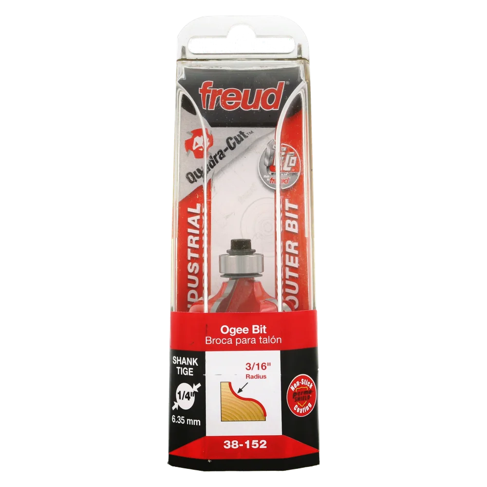 Freud 38-152 1-1/4" Ogee Bit (Shank Dia. 1/4") - Edmondson Supply