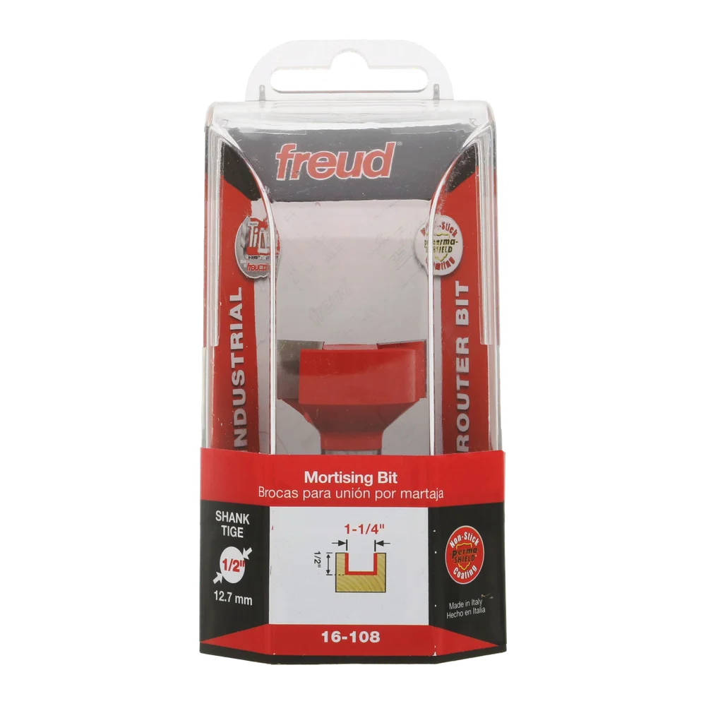 Freud 16-108 1‑1/4” Spoilboard Surfacing & Mortising Bit (Carbide Height 1/2") - Edmondson Supply