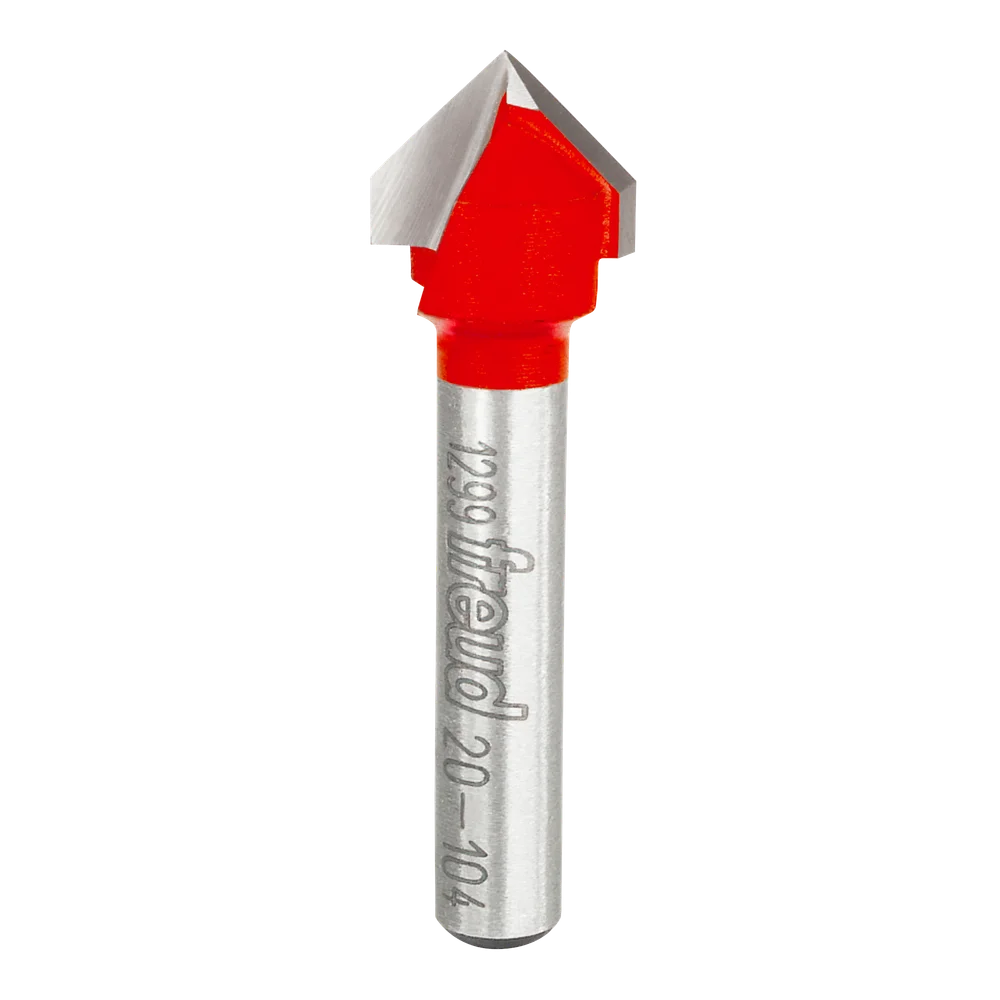 Freud 20-104 1/2" 90° V Grooving Bit - Edmondson Supply