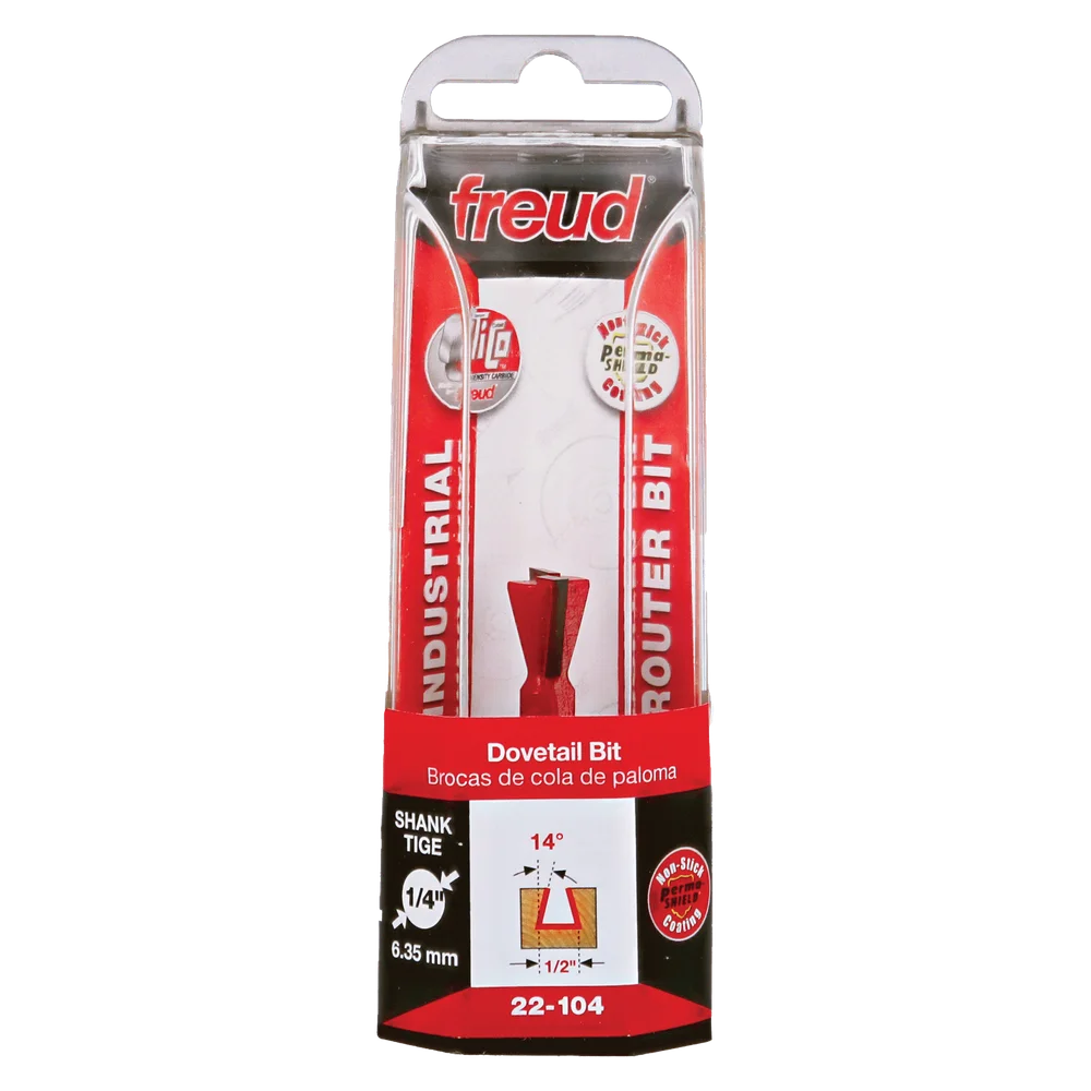 Freud 22-104 1/2" Dovetail Bit - Edmondson Supply