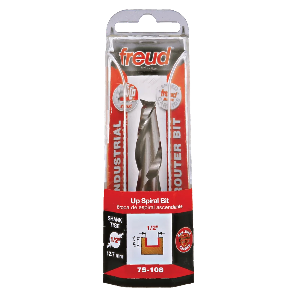 Freud 75-108 1/2" Up Spiral Bit - Edmondson Supply