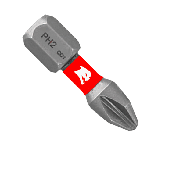 Diablo Tools DPH21P2 1" #2 Phillips Drive Bits (2-pk) - Edmondson Supply