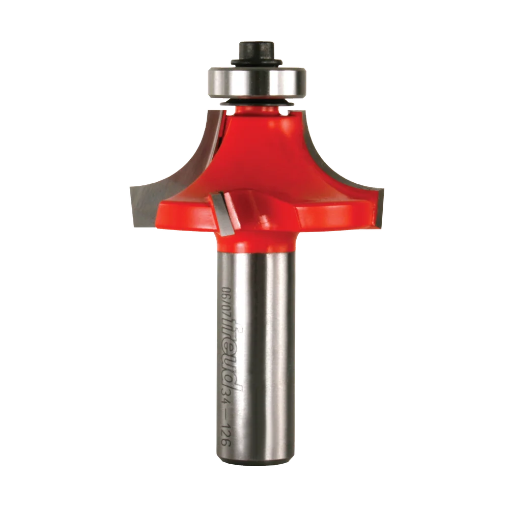 Freud 34-126 1/2" Radius Rounding Over Bit (Shank dia. 1/2") - Edmondson Supply