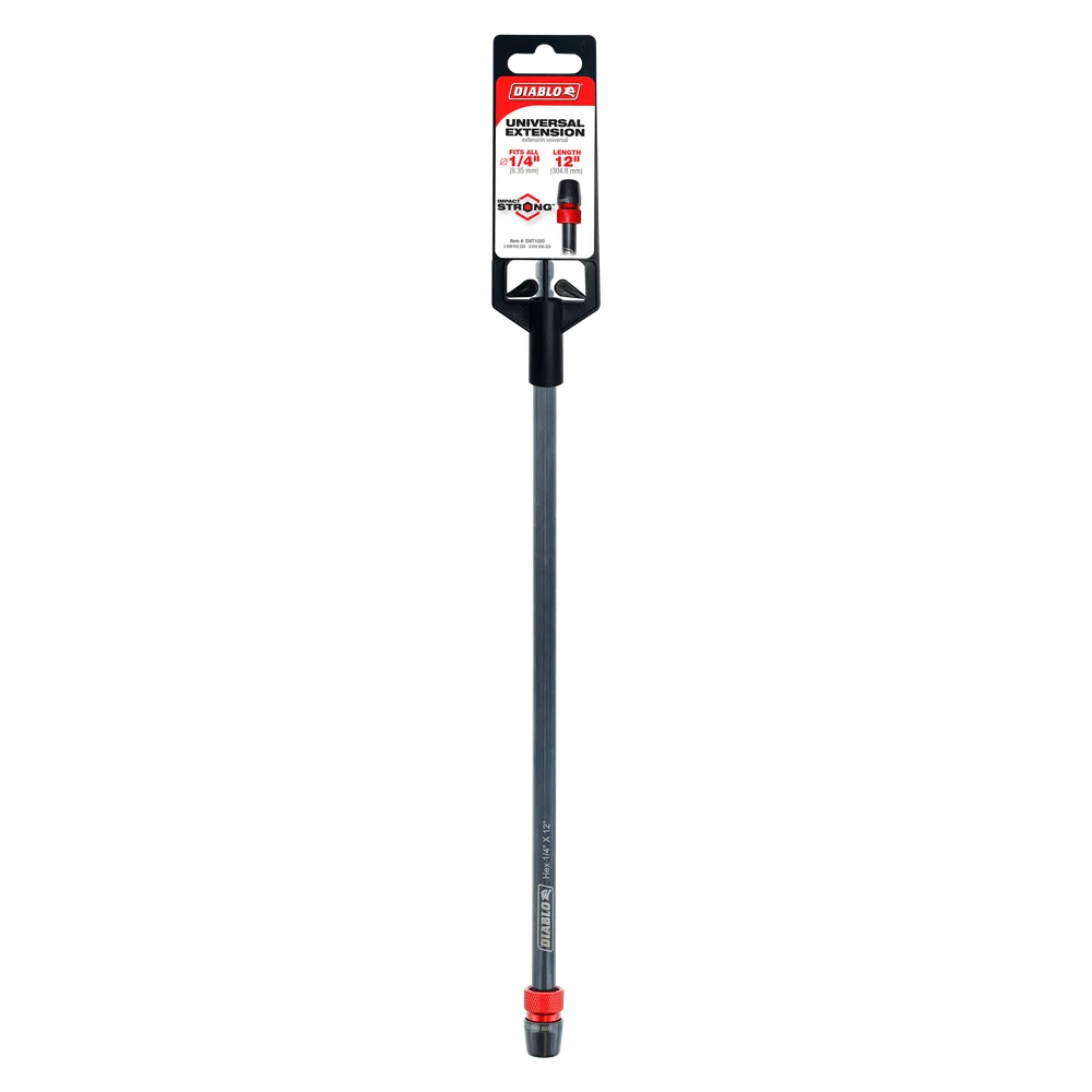 Diablo Tools DXT1020 1/4 in. x 12 in. Universal Extension - Edmondson Supply