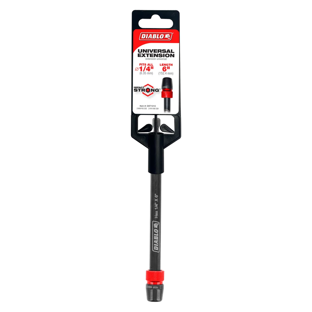 Diablo Tools DXT1010 1/4 in. x 6 in. Universal Extension - Edmondson Supply