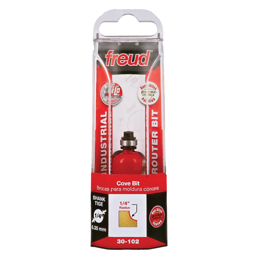 Freud 30-102 1/4" Radius Cove Bit - Edmondson Supply
