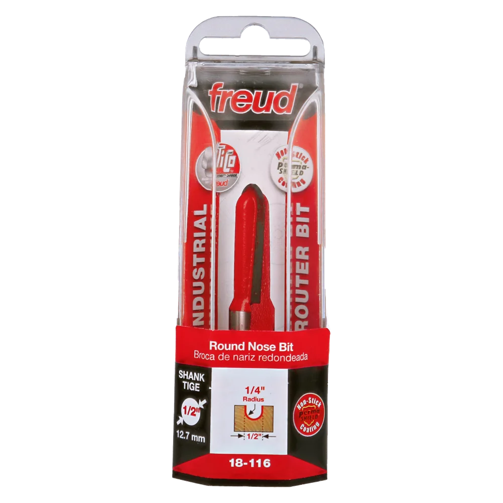 Freud 18-116 1/4" Radius Round Nose Bit - Edmondson Supply