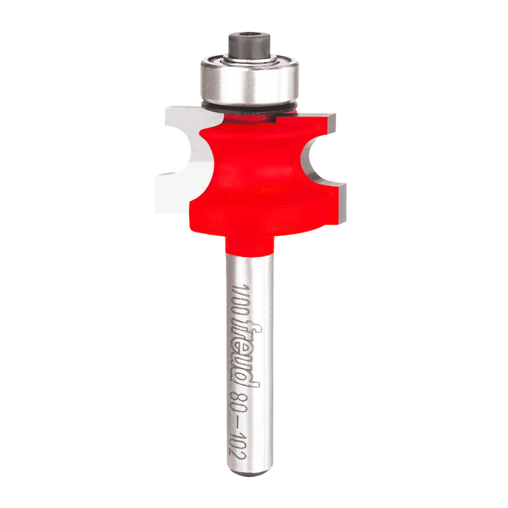 Freud 80-102 1/8" Radius Traditional Beading Bit (Shank Diameter: 1/4") - Edmondson Supply