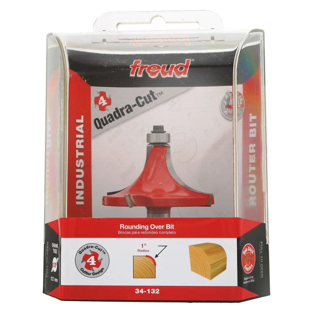 Freud 34-132 1" Radius Rounding Over Bit (Shank dia. 1/2") - Edmondson Supply