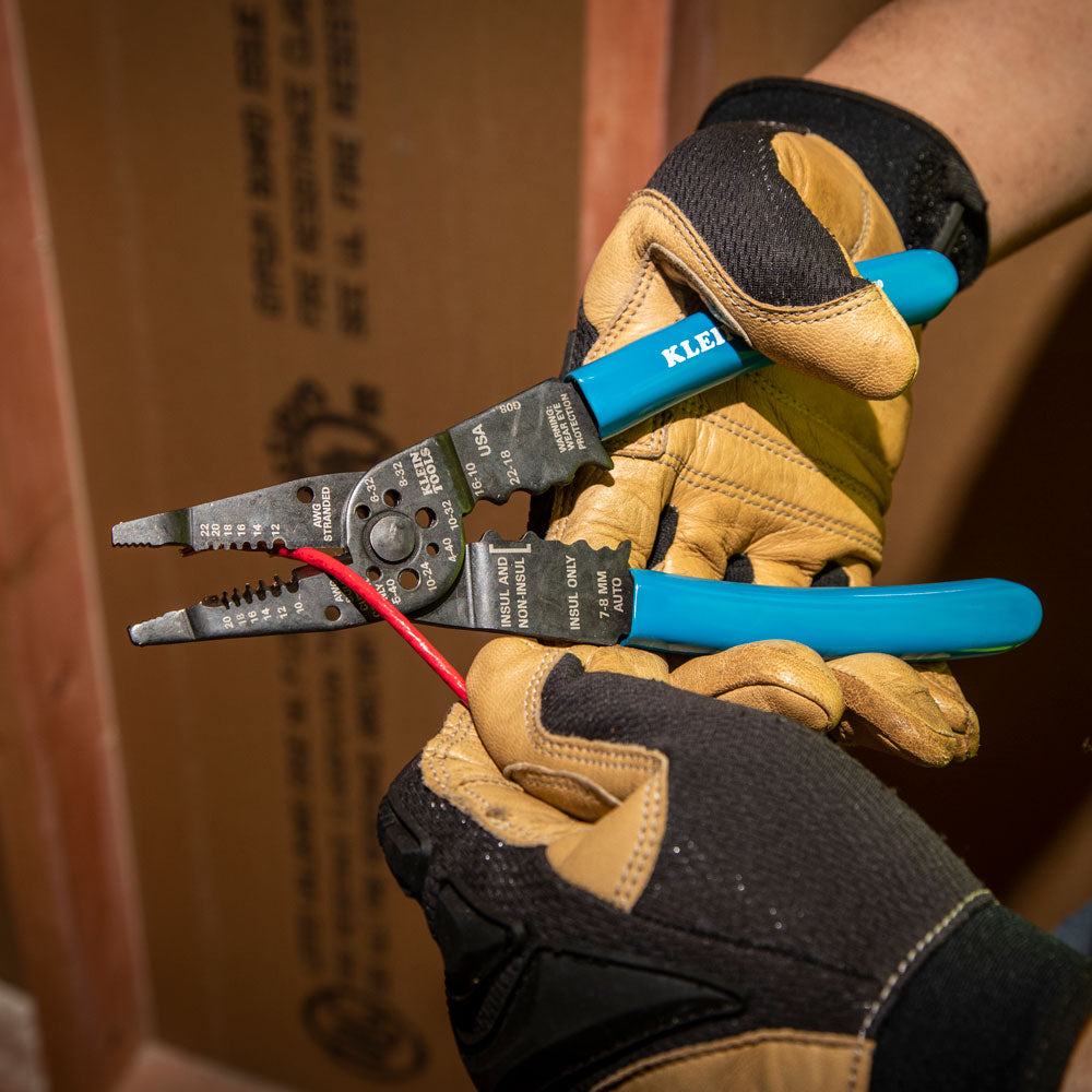 Klein Tools 1010 Long Nose Multi Tool Wire Stripper, Wire Cutters, Crimping Tool - Edmondson Supply