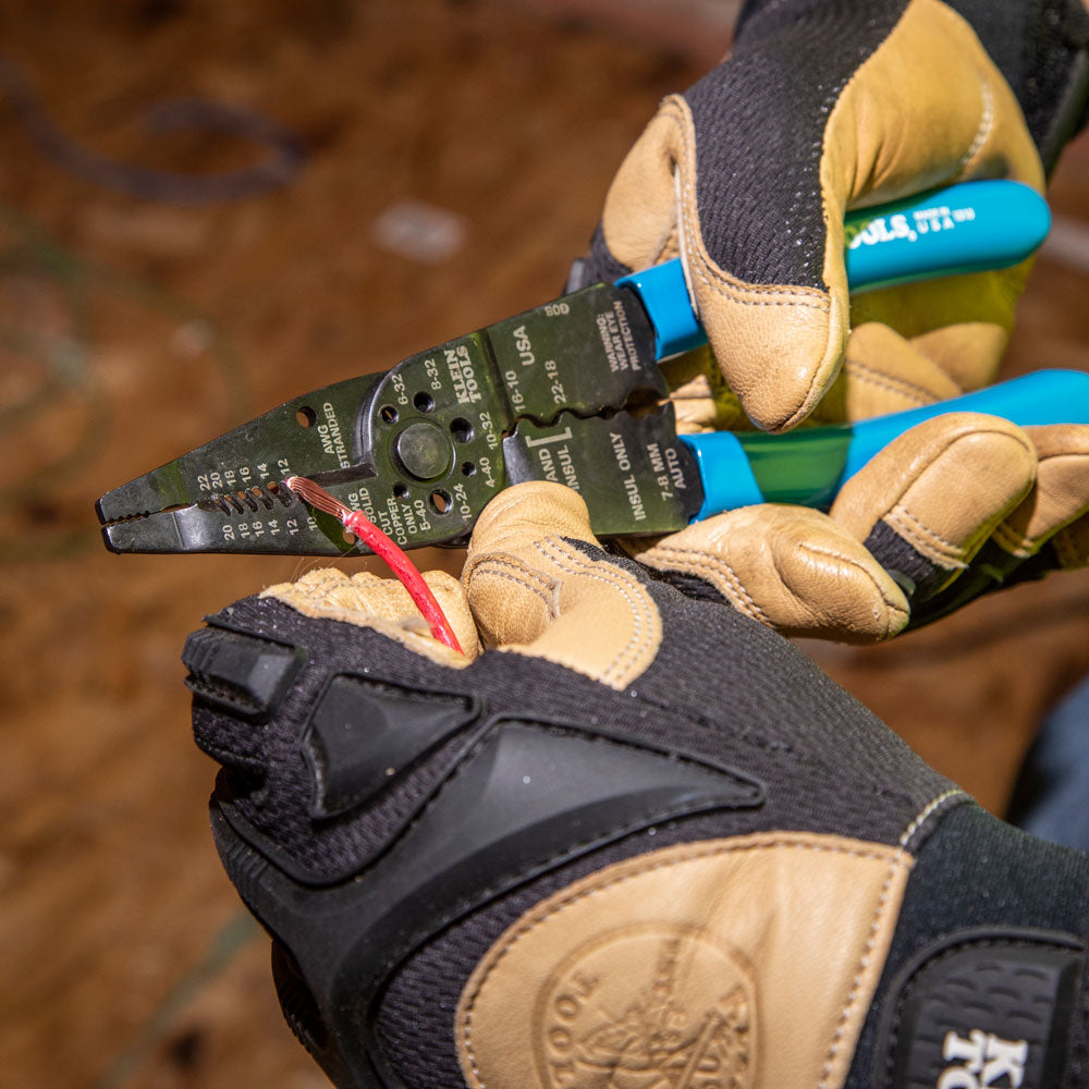 Klein Tools 1010 Long Nose Multi Tool Wire Stripper, Wire Cutters, Crimping Tool - Edmondson Supply