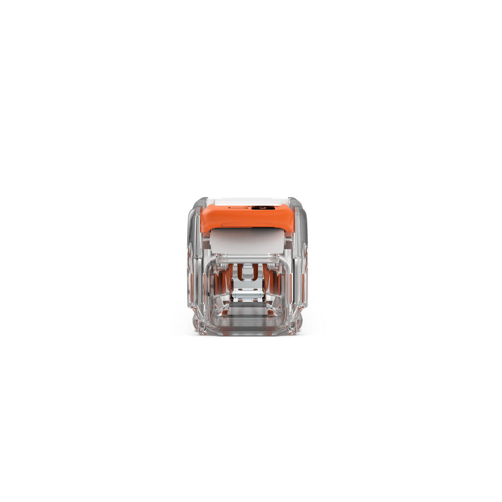 Wago 221-2401 Inline Splicing Connector with Lever; 12 AWG (max); 2-Conductor; Transparent Housing; White Cover - Edmondson Supply