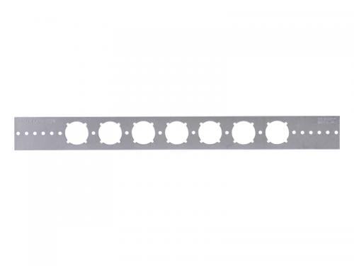 HoldRite 103-18 PEXRite™ Galvanized Flat Bracket with Keyed Holes - Edmondson Supply