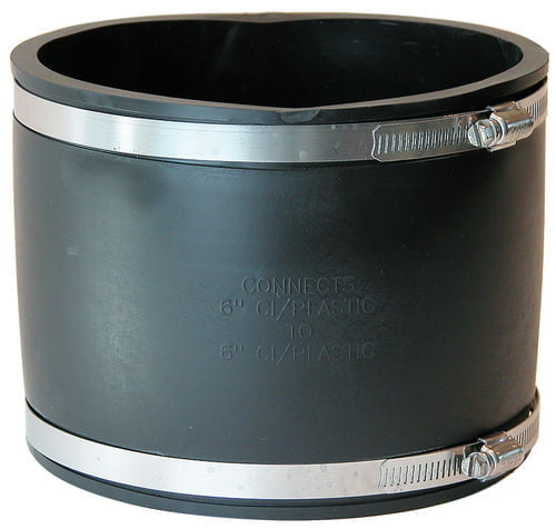 Fernco 1056-66 6" CI/PL x 6" CI/PL Flexible Coupling - Edmondson Supply