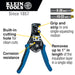 Klein Tools 11063W Katapult® Wire Stripper and Cutter for Solid and Stranded Wire - Edmondson Supply
