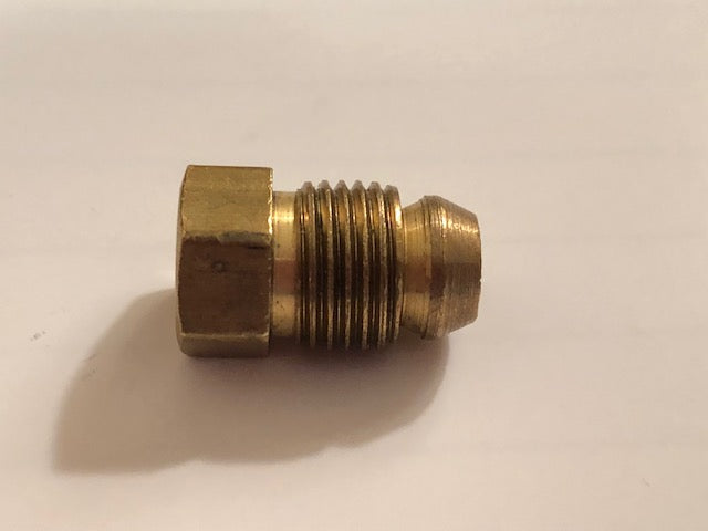Holyoke Fittings 11CC 1/4" O.D. Tube Gas Pilot Line Nut - Gas Pilot Line Control Nut - Edmondson Supply