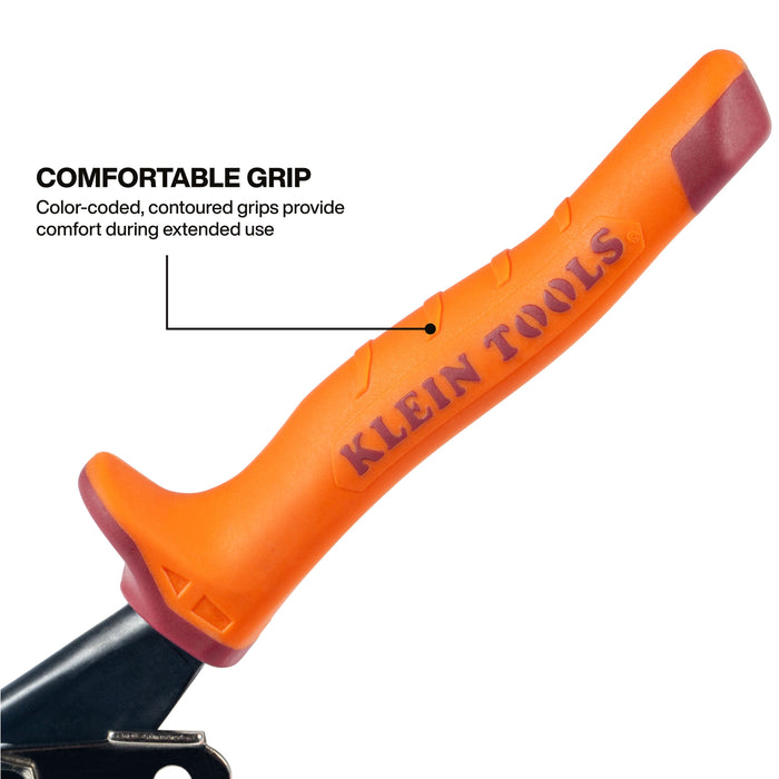 Klein Tools 120AVSKIT Aviation Snips, Forged Steel Blade, Left, Right, Straight, 3-Pack - Edmondson Supply