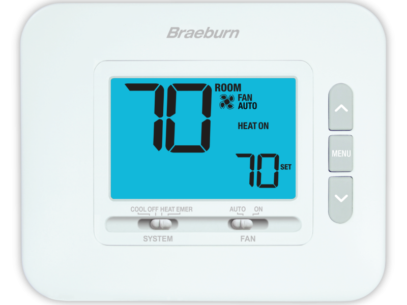Edmondson Supply Braeburn 1230 Economy Thermostat, Heat