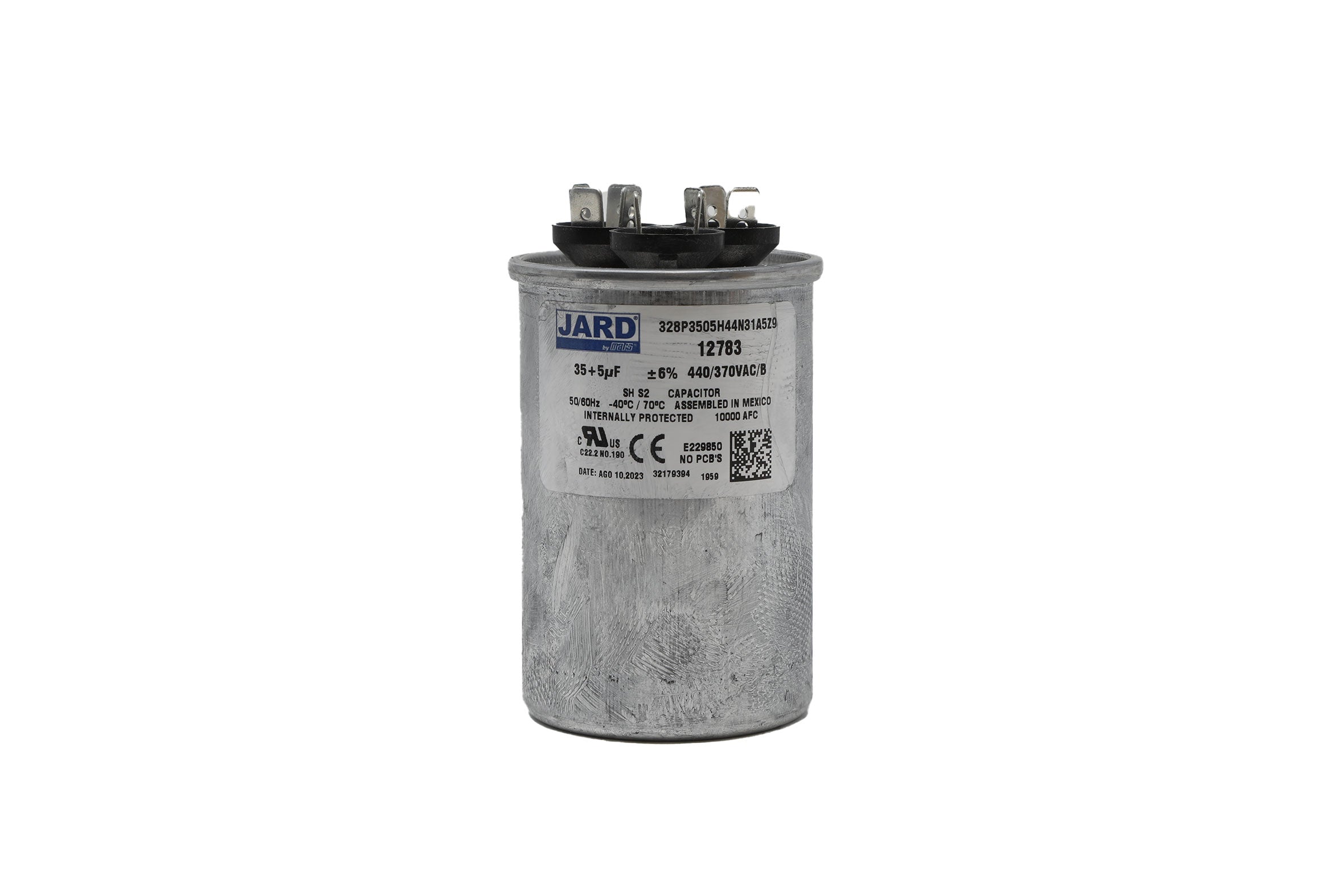 Jard 12783 35/5 MFD 440V Motor Run Capacitor, Round - Edmondson Supply