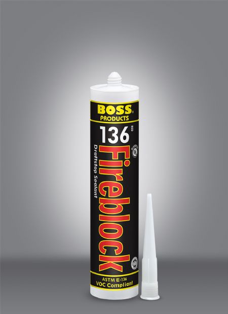 Boss Products 136 FireStop/DraftStop Sealant, 10.1 oz Cartridge - Edmondson Supply