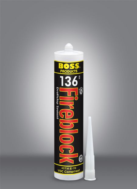 Boss Products 136 FireStop/DraftStop Sealant, 10.1 oz Cartridge - Edmondson Supply