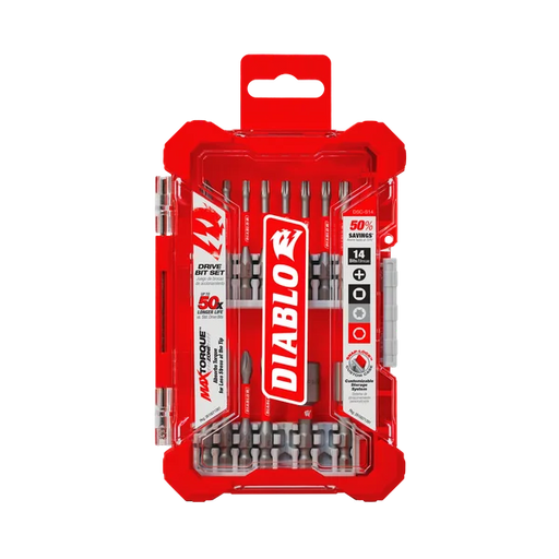 Diablo Tools DSC-S14 14 pc Screwdriving Set - Edmondson Supply