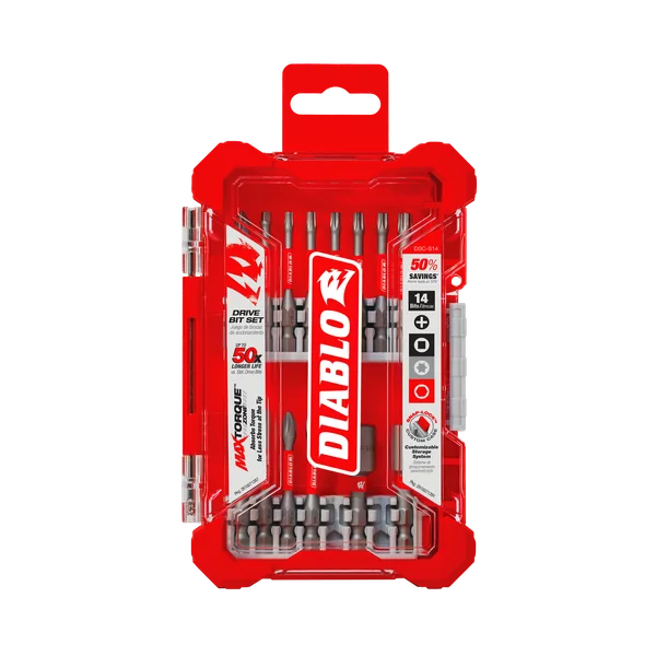 Diablo Tools DSC-S14 14 pc Screwdriving Set - Edmondson Supply