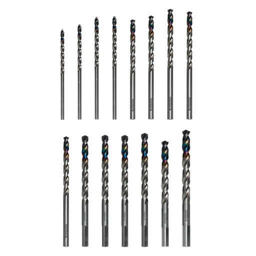 Diablo Tools DMD-S15T 15 pc Metal Demon™ Drill Bits Set for Mild, Hardened and Stainless Steels - Edmondson Supply