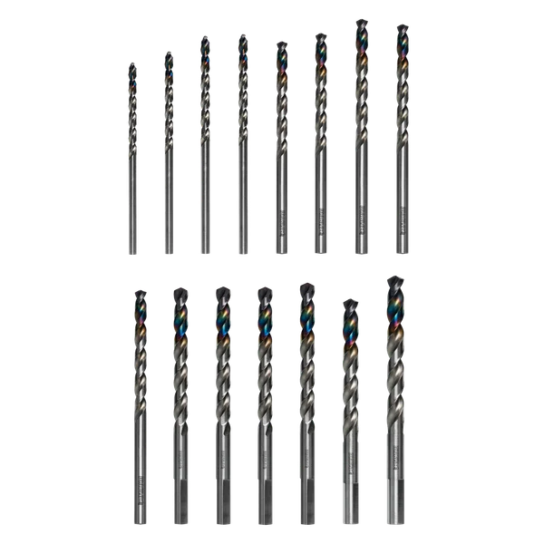 Diablo Tools DMD-S15T 15 pc Metal Demon™ Drill Bits Set for Mild, Hardened and Stainless Steels - Edmondson Supply