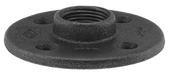 Boshart 2-BLFF-07 3/4" Black Malleable Iron Floor Flange, Class 150 - Edmondson Supply