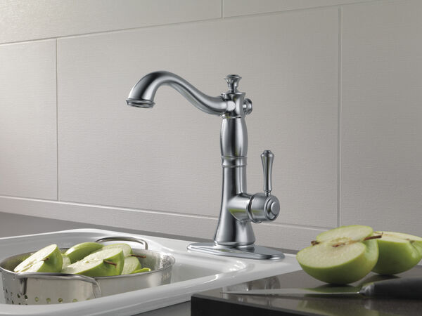 Delta CASSIDY™1997LF-AR Single Handle Bar / Prep Faucet In Arctic Stainless