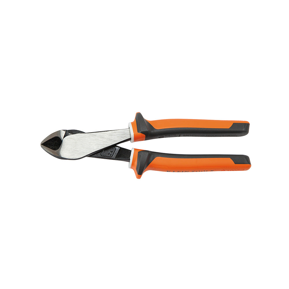 Klein Tools 200028EINS Diagonal Cutting Pliers, Insulated, Slim Handle, 8-Inch - Edmondson Supply