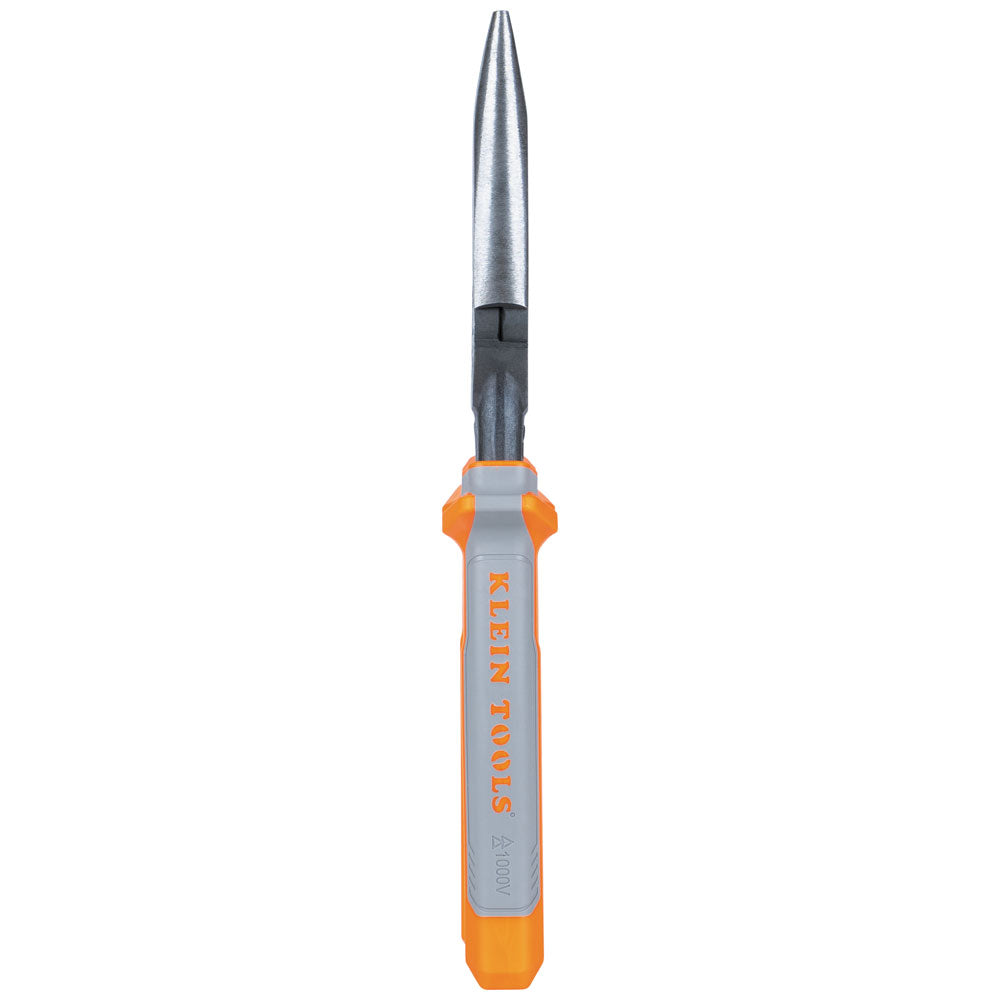 Klein Tools 2038RINS Pliers, Long Nose Side-Cutters, Insulated, 8-Inch - Edmondson Supply
