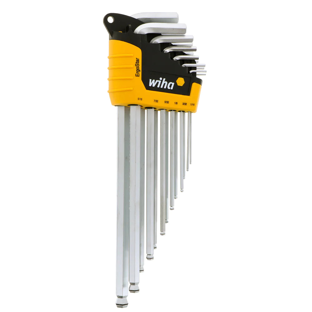 Wiha Tools 66991 13 Piece MagicRing Ball End Hex L-Key Set - Inch - Edmondson Supply