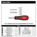 Milwaukee 48-22-2914 11-in-1 Magnetic Multi-Bit Screwdriver - Edmondson Supply