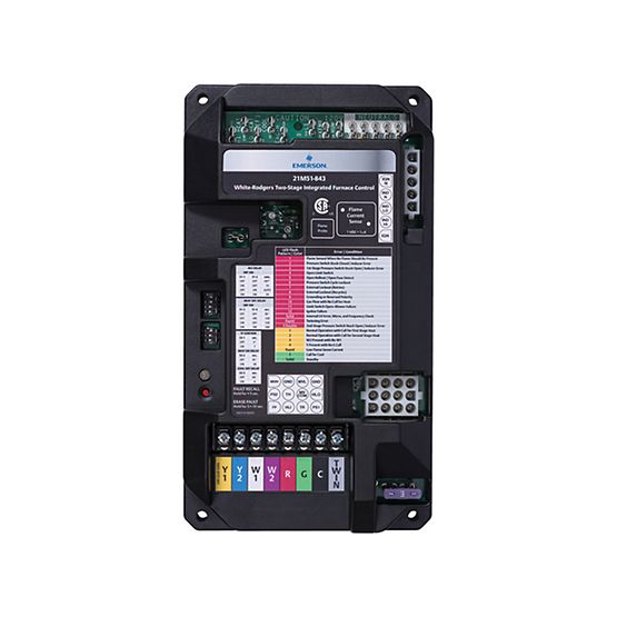 White-Rodgers 21M51U-843 Universal Two-Stage Integrated Furnace Control for PSC Blower Motors - Edmondson Supply