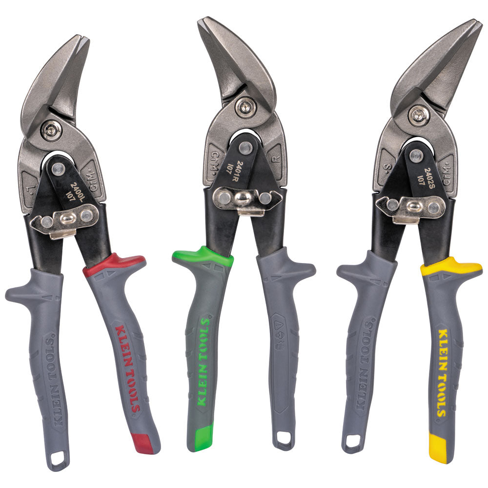 Klein Tools 2401R Offset Right-Cutting Aviation Snips - Edmondson Supply