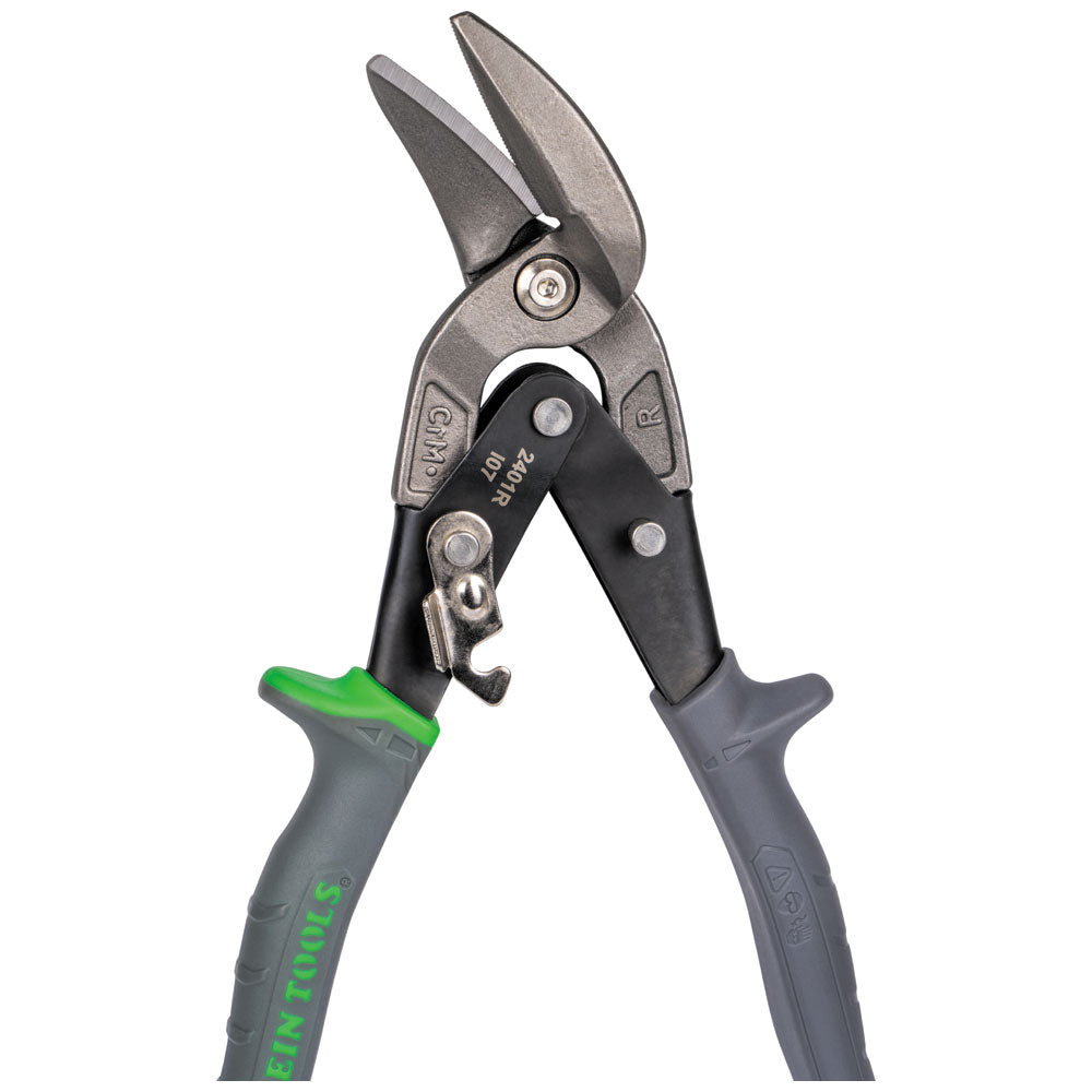 Klein Tools 2401R Offset Right-Cutting Aviation Snips - Edmondson Supply
