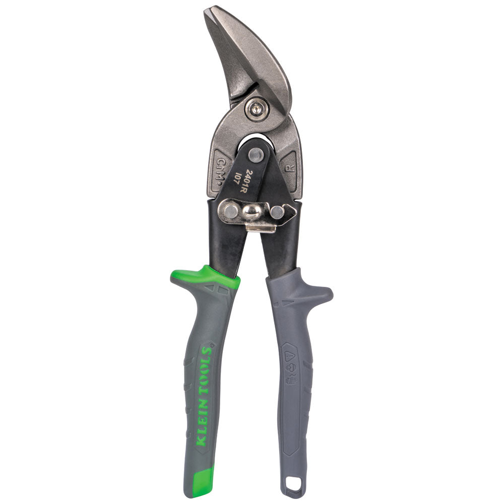 Klein Tools 2401R Offset Right-Cutting Aviation Snips - Edmondson Supply
