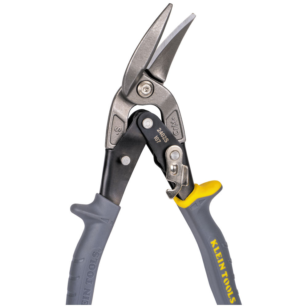 Klein Tools 2402S Offset Straight-Cutting Aviation Snips - Edmondson Supply