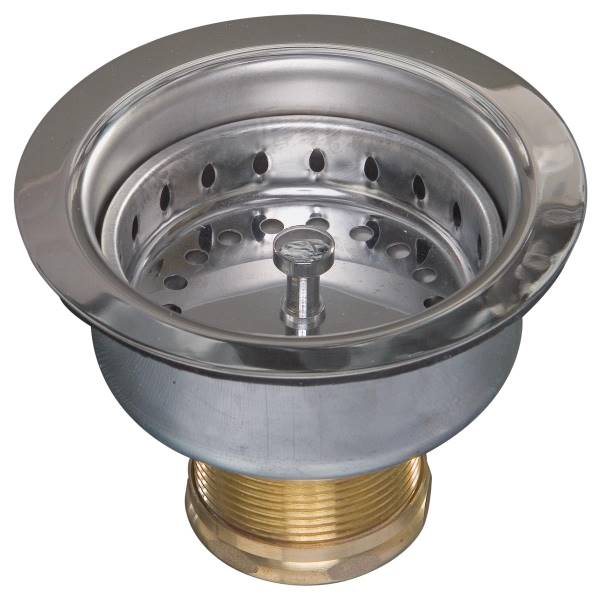 Sioux Chief 245-16450C04 Specification™ Deep Cup Basket Strainer, Spring Post Basket, Stainless Steel